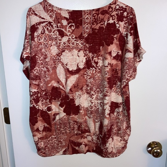 Wonderly, Women's 1X, Short Sleeve Top, NWT - Picture 2 of 11